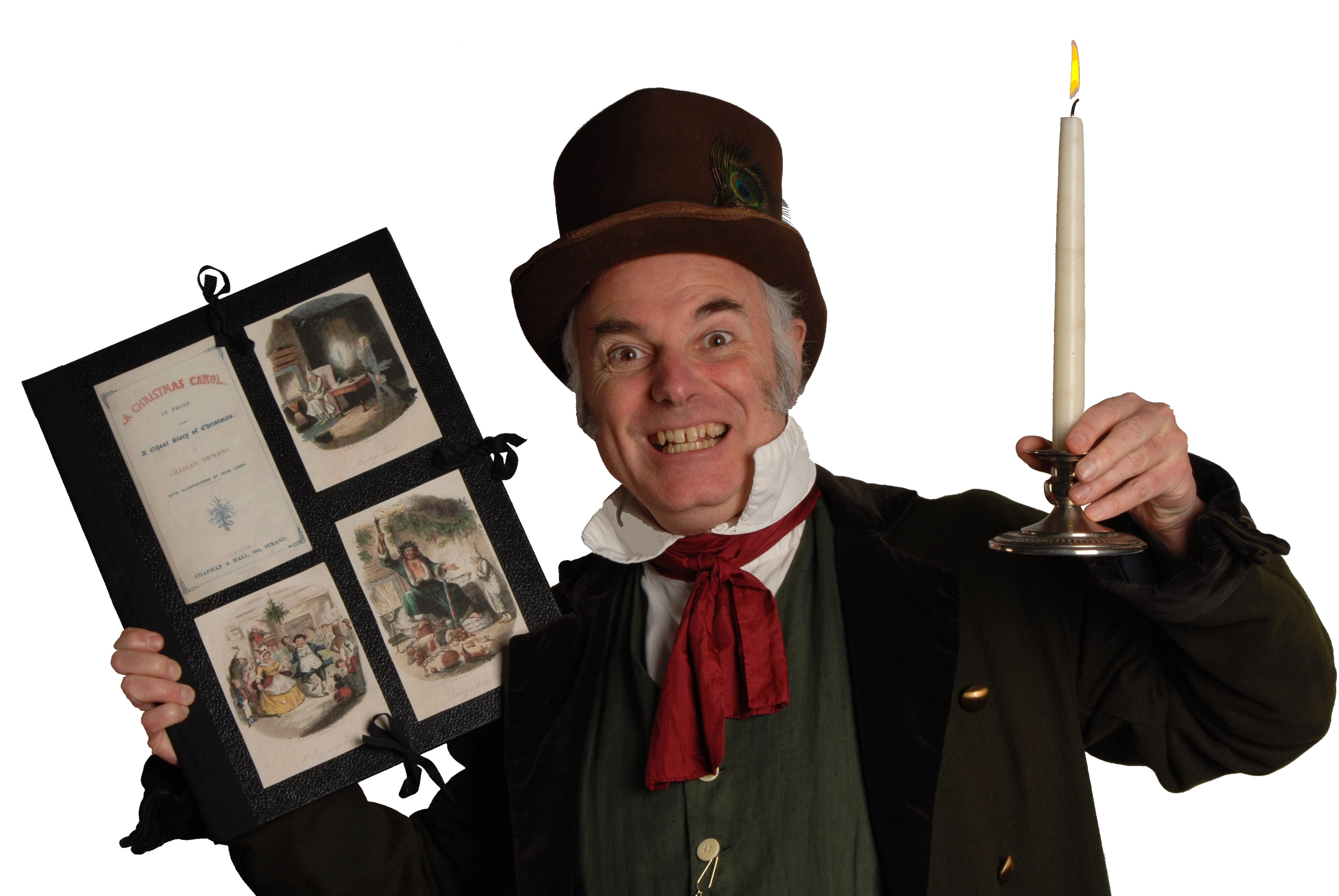 "Englishman Thomas Hutchinson invites you to A Christmas Carol Times Two!