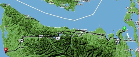 Olympic Discovery Trail Concept Map